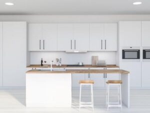 TWG Küche in Weiß mit Insel
