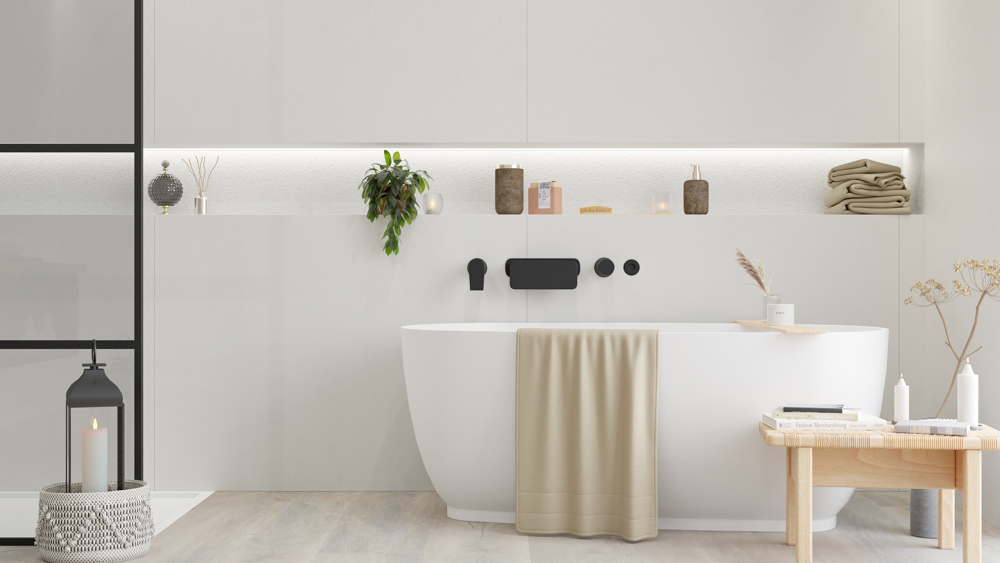 TWG SPA Nestis Nassraumplatte 0794 FH Patina Bronze - 2325 IM Gypsum Bronze – Bild 9