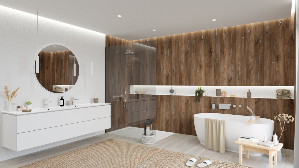 TWG SPA Nestis Nassraumplatte R 20315 NW Artisan Oak - R 20382 NW Eiche Bijoux – Bild 9