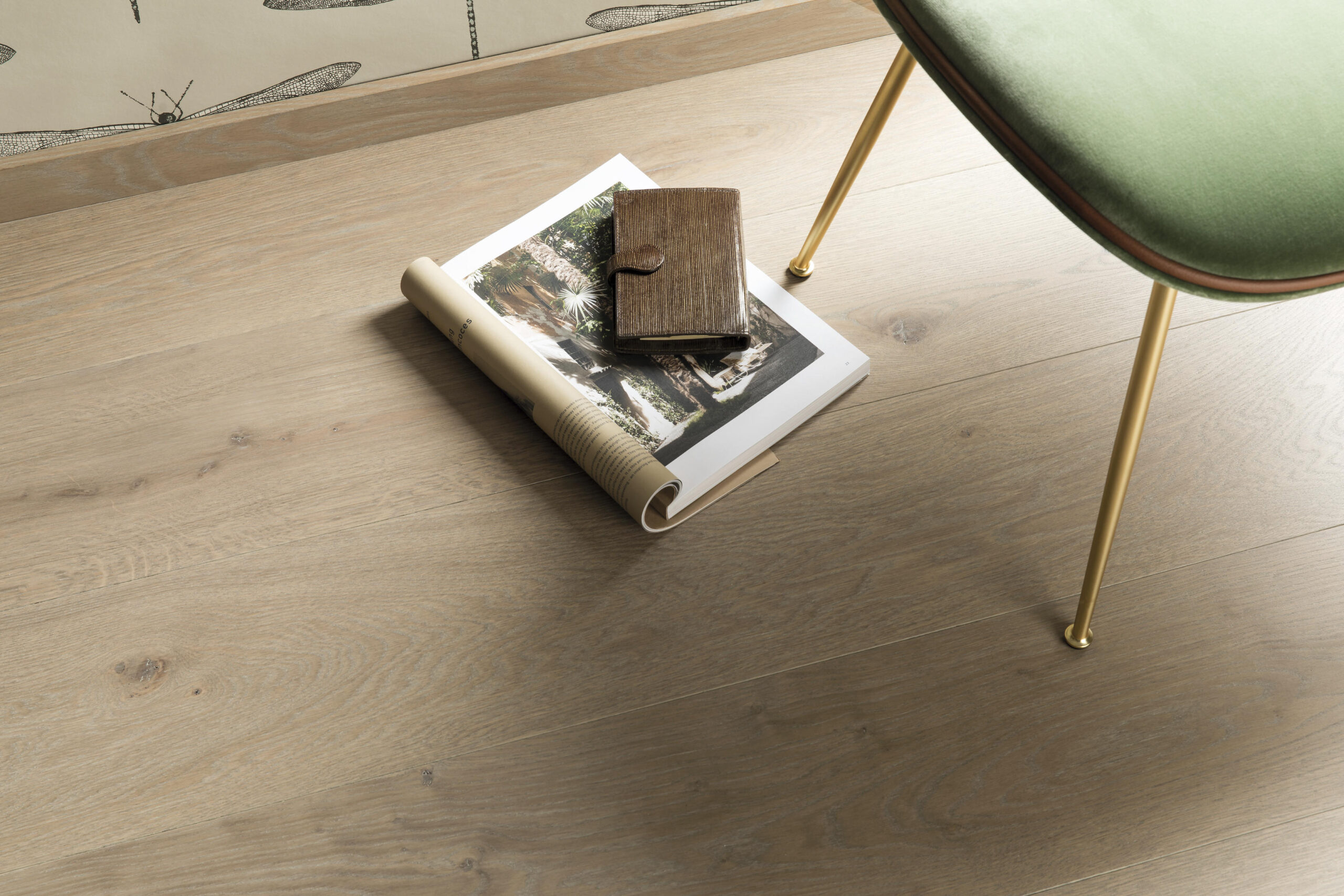 TWG 3-Schicht Parkett Landhausdiele Eiche Soft grey naturell – Bild 2