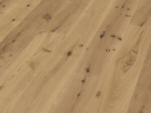 TWG 3-Schicht Parkett Landhausdiele XL Eiche rustikal-astig gebürstet