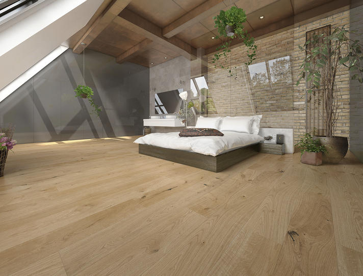 TWG Laminat LHD Easy-Clic Pro Eiche natur gelb 765 – Bild 2