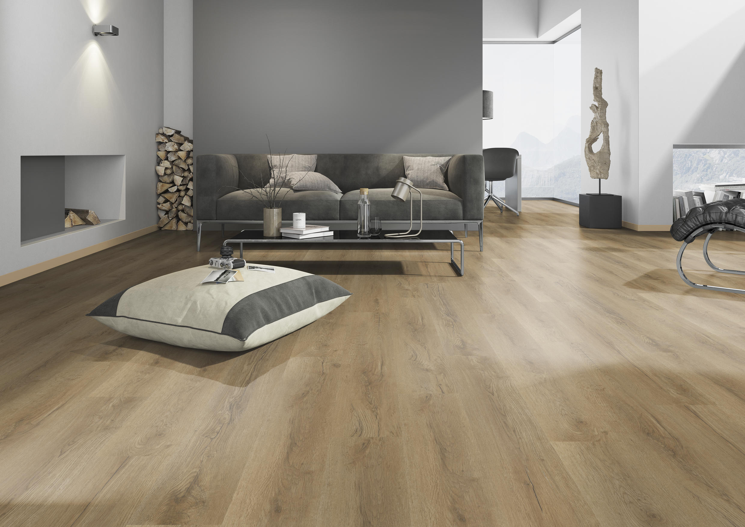 TWG Vinylboden Titan One 030 Gluedown German Oak Natural – Bild 3