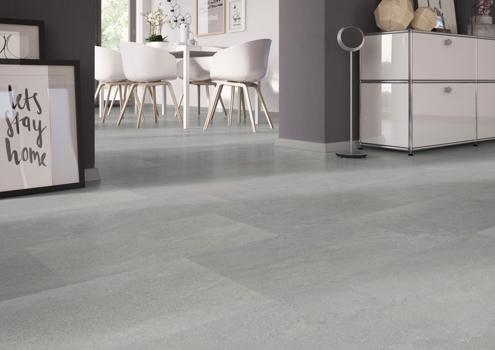 TWG Vinylboden Titan One 030 Rigid - Click Waystone Grey – Bild 4