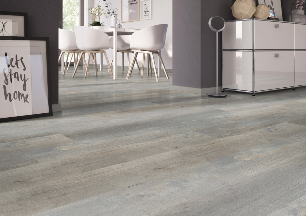 TWG Vinylboden Titan One 030 Rigid - Click Worn Oak Greige – Bild 3