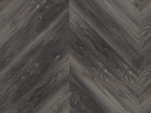 TWG Vinylboden Titan One 055 Chevron Gluedown Smoked Pine Black